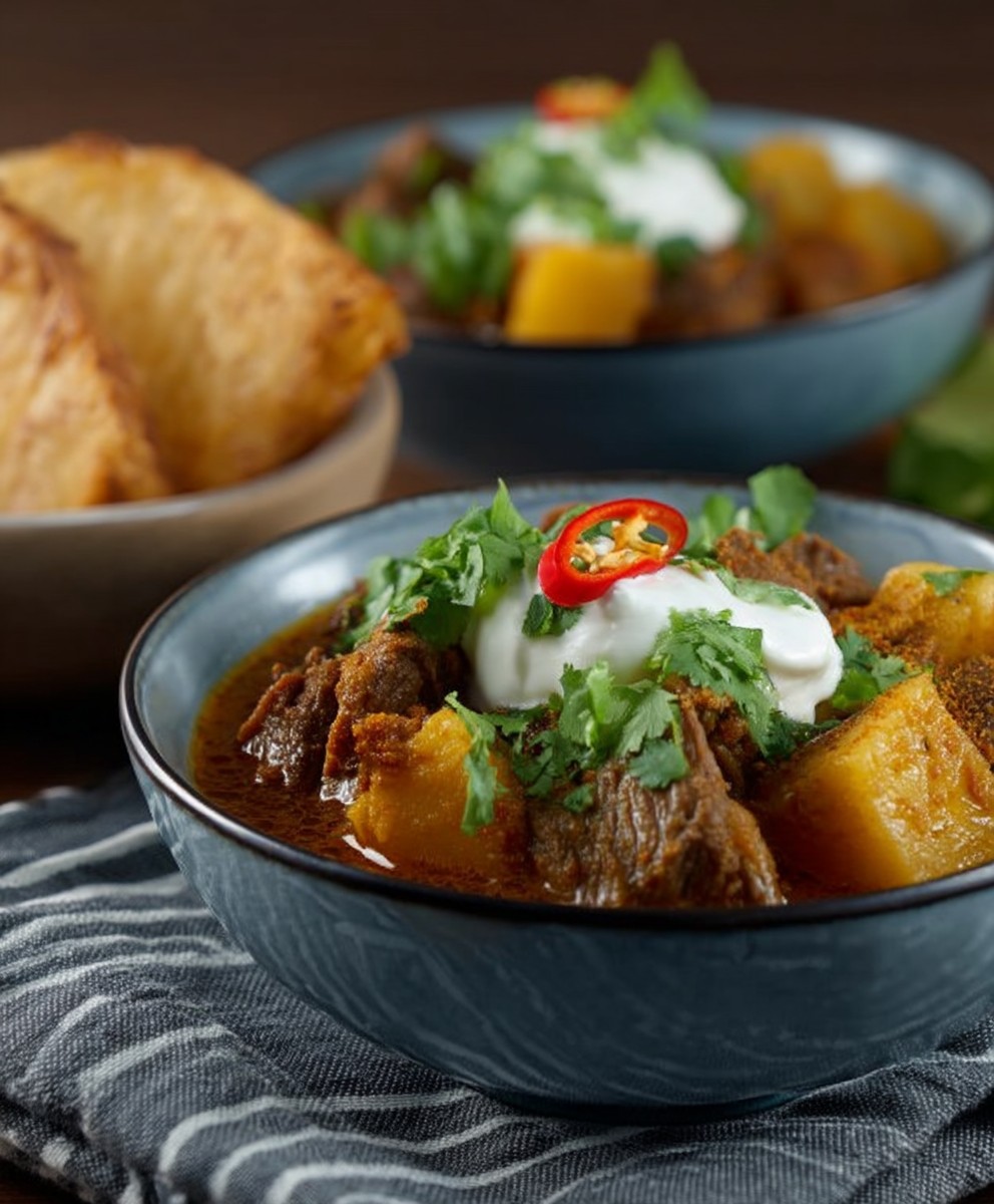 Curry Kartoffel Rindfleisch