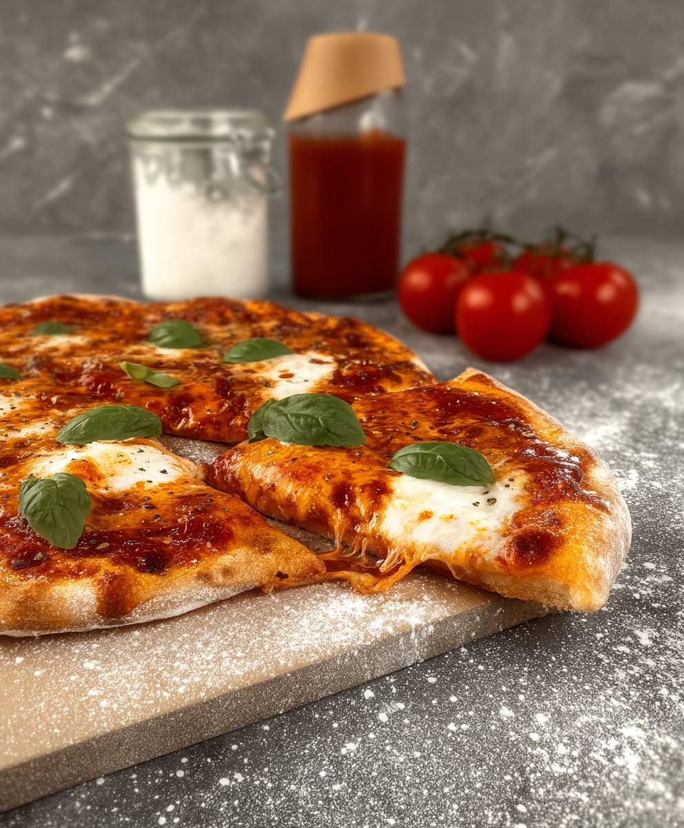 Pizza Margherita Italienisch