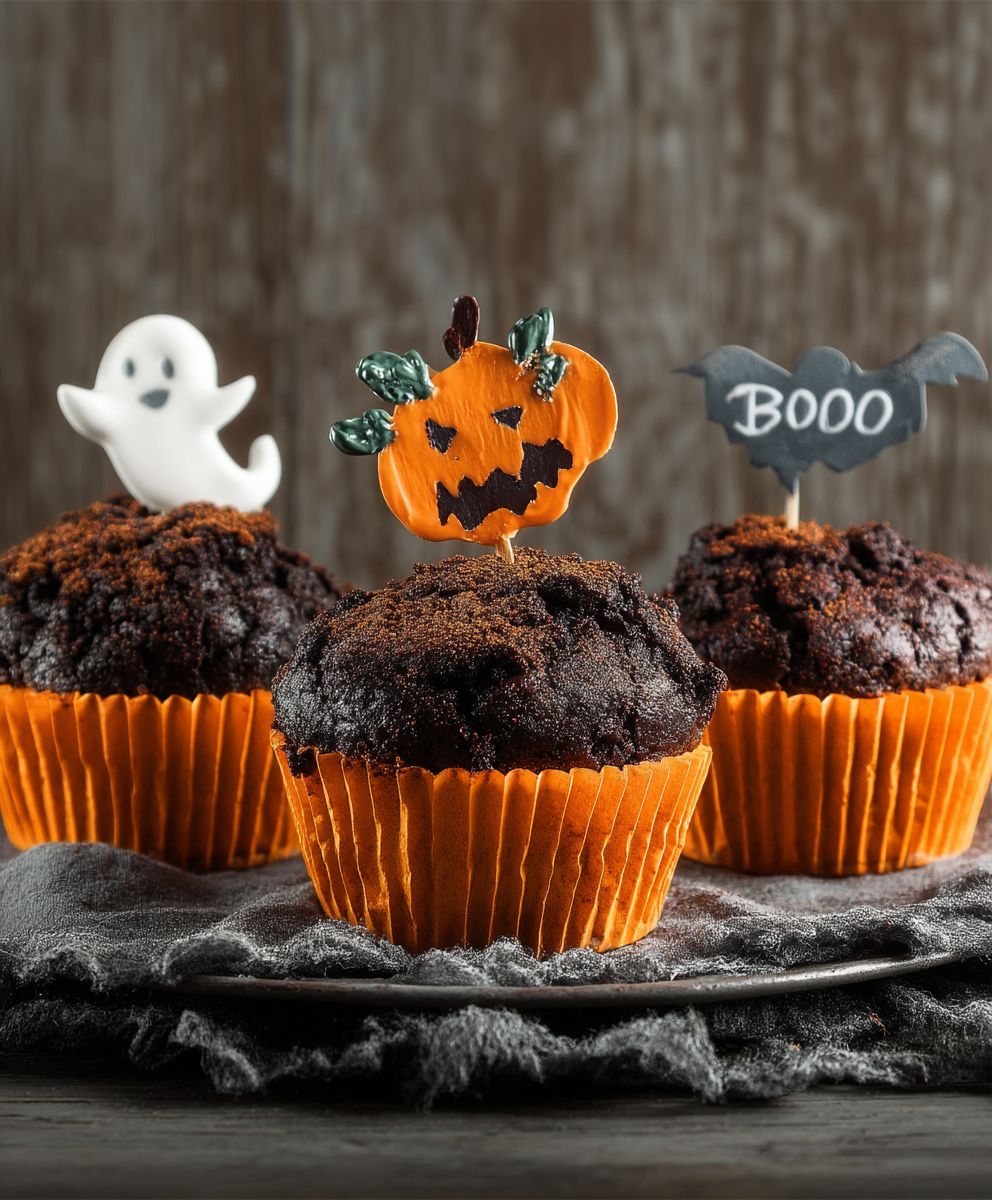 Halloween Muffins backen