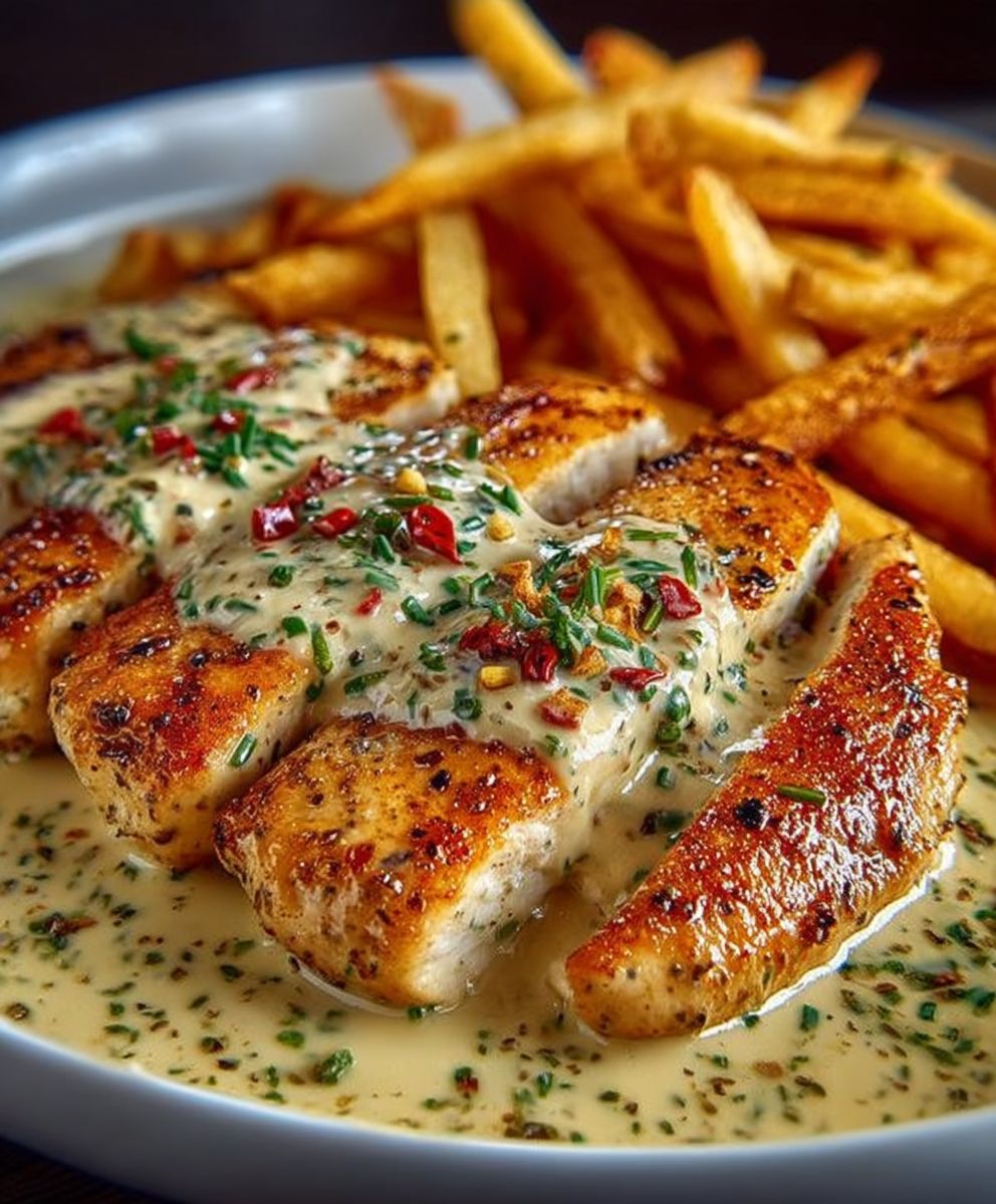 Hähnchenfilet Knoblauchsauce schnell zubereiten