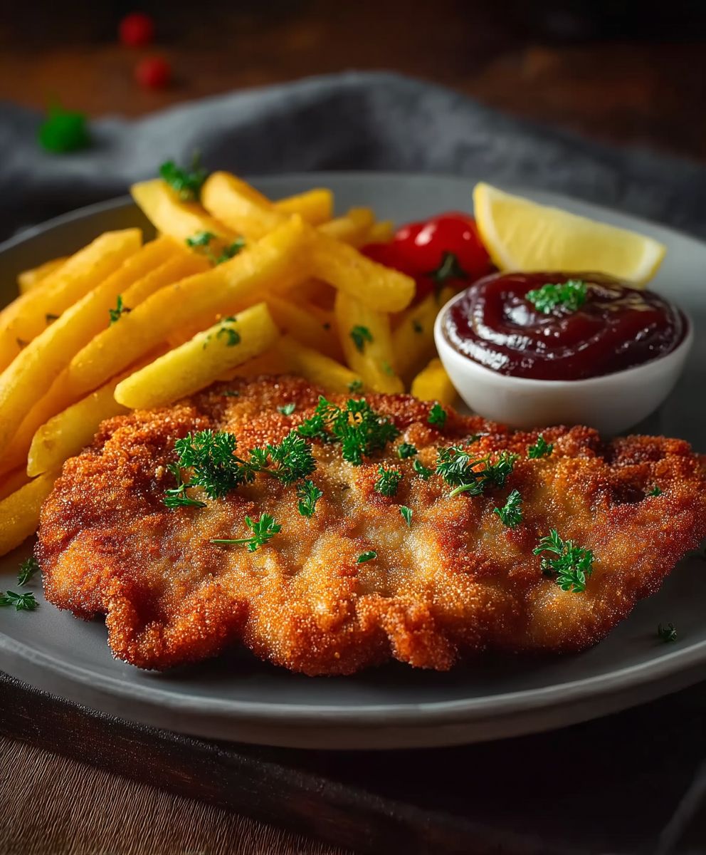 Wiener Schnitzel Pommes Frites