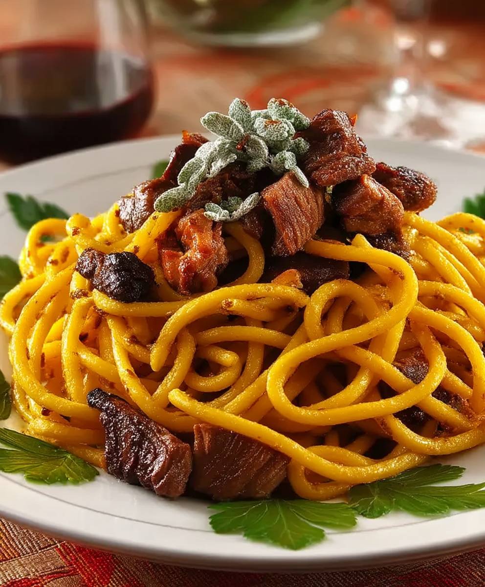Entenragout mit Bigoli