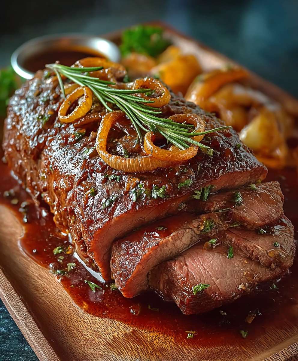 Saftiger Rinderbraten