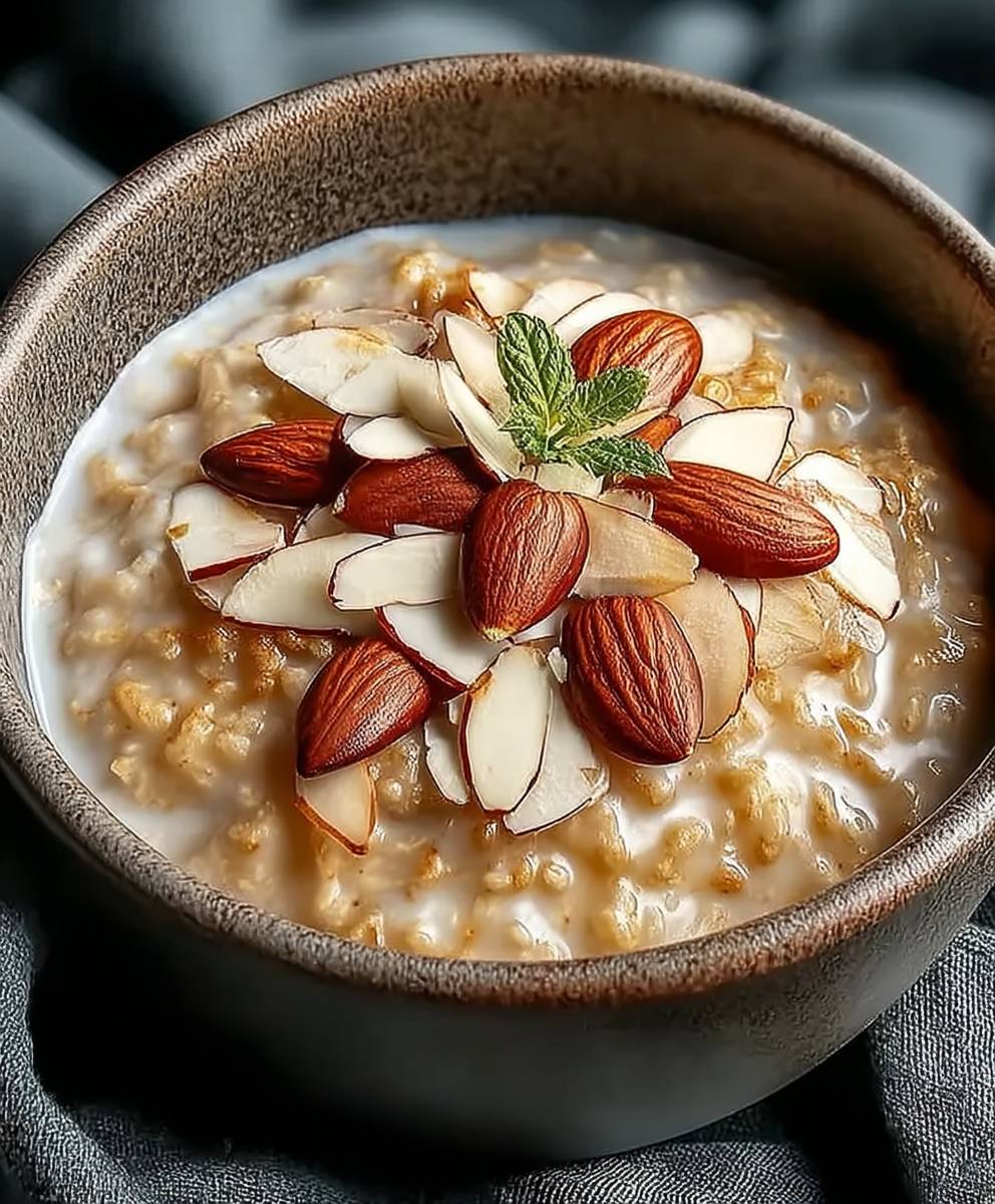 Apfel Mandel Haferbrei