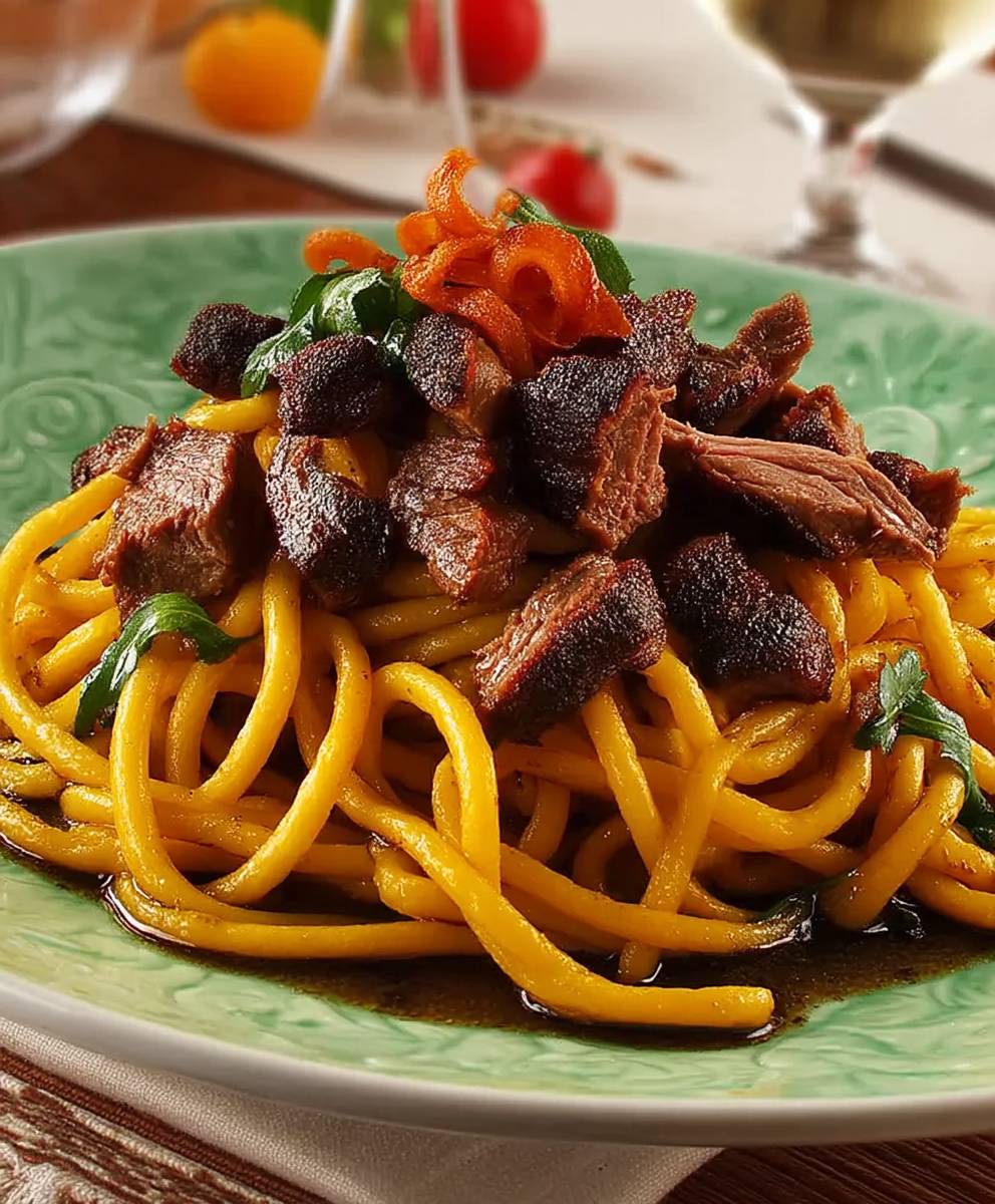 Entenragout mit Bigoli
