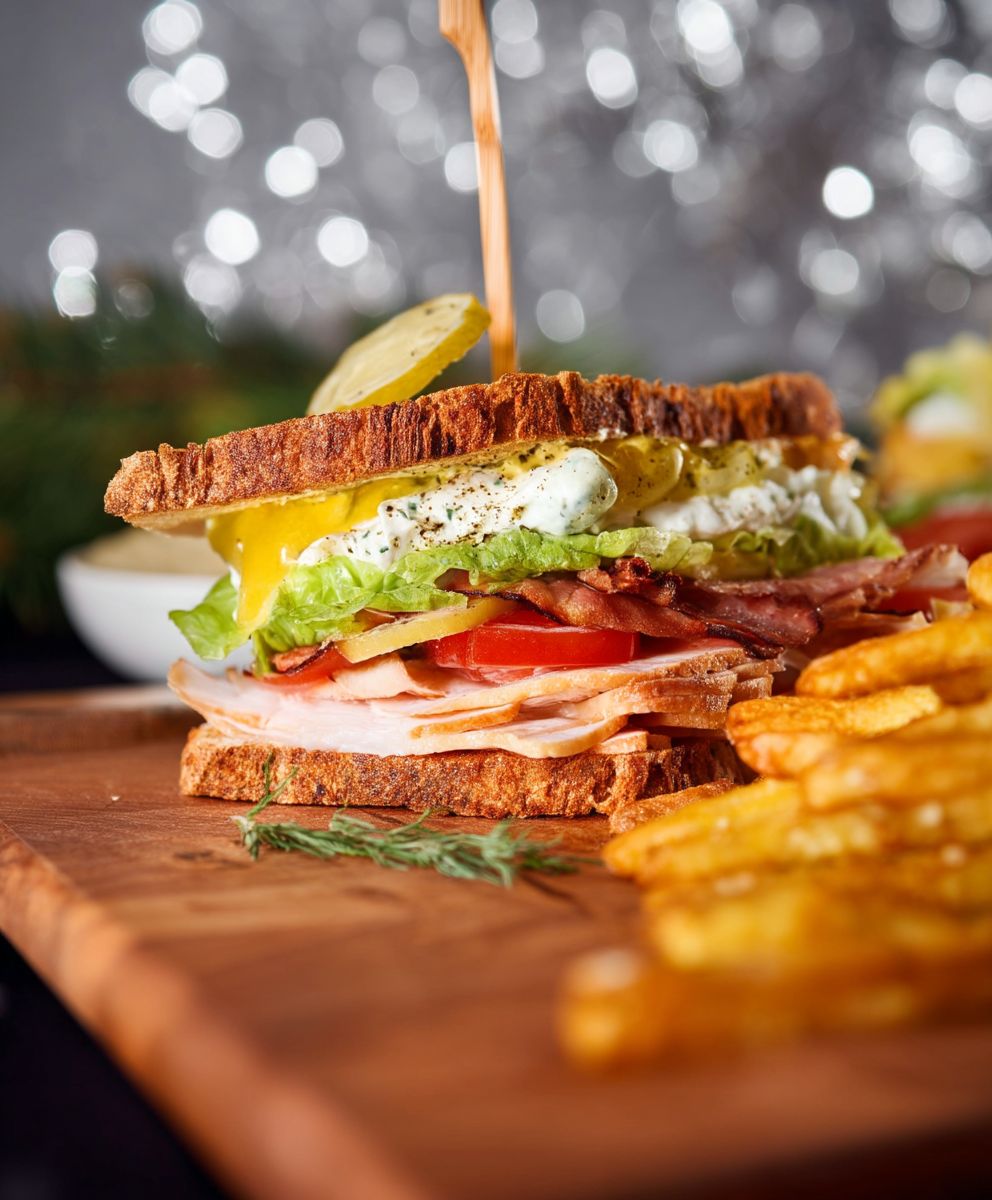 Club Sandwich Pommes