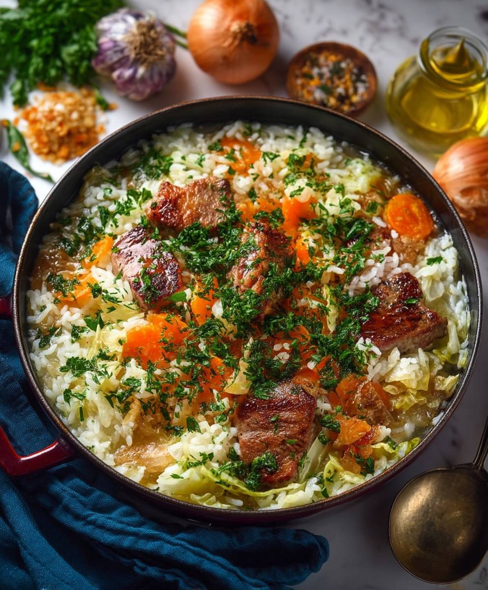 Reiseeintopf mit Spitzkohl