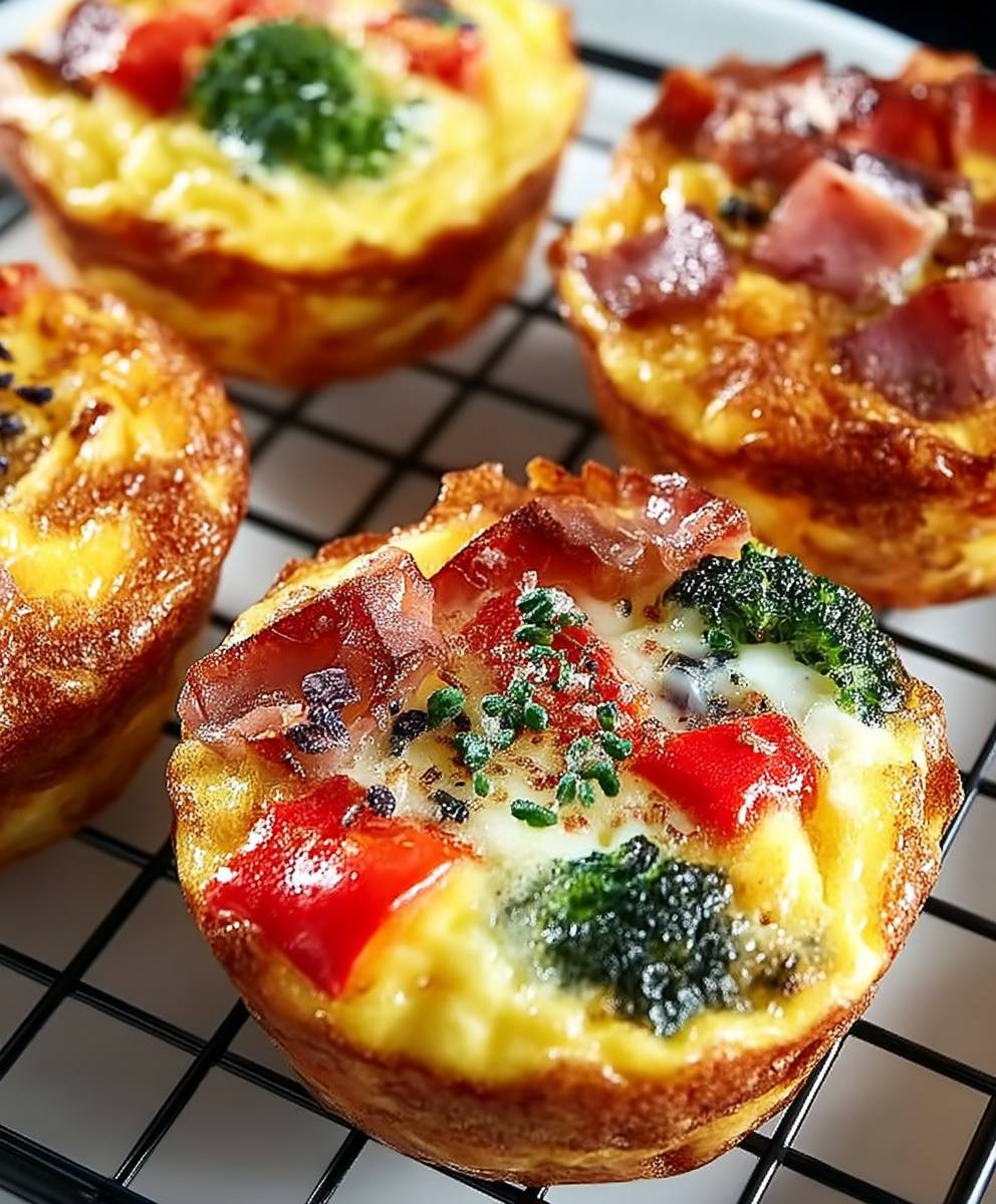 Prosciutto Gemüse Ei Muffins