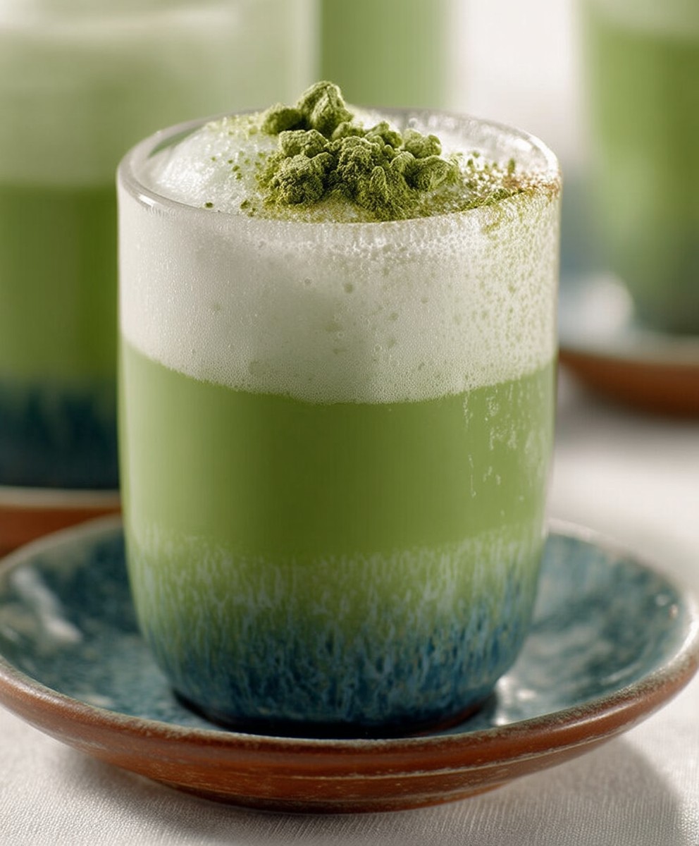 Matcha Latte Zubereitung