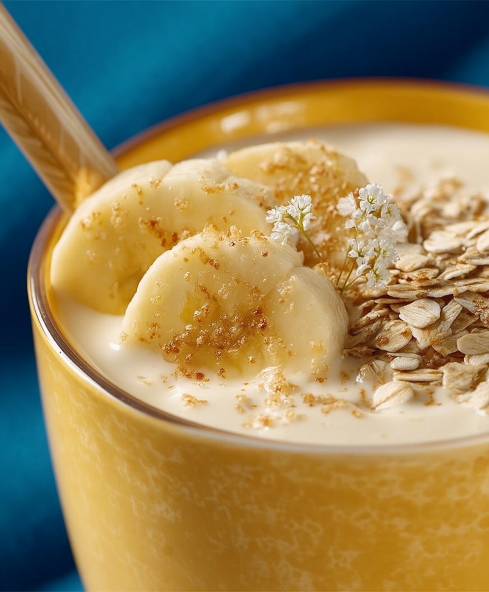 Dickmilch Banane einfach zubereiten