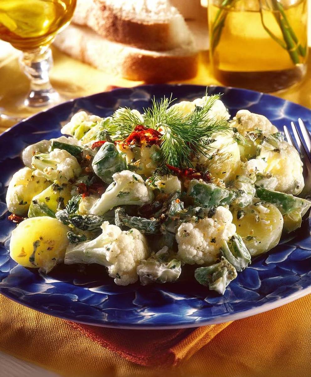 Kartoffel Blumenkohl Salat