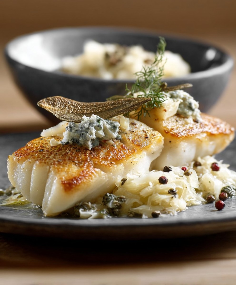 Zander mit Sauerkraut
