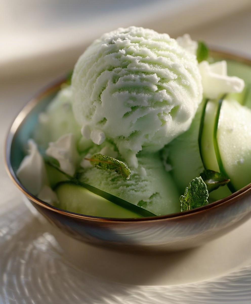 Gurkensorbet selber machen