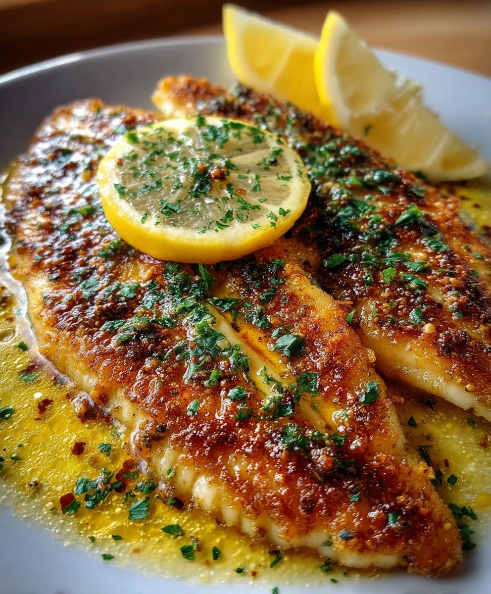 Zitronenbutter Tilapia schnell zubereiten