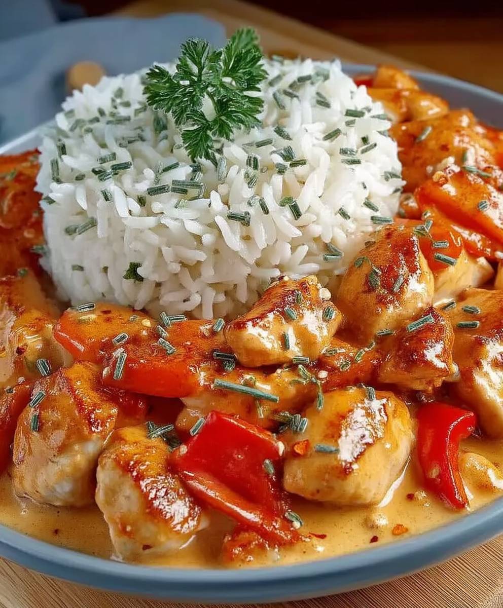 Paprika Sahne Hähnchen