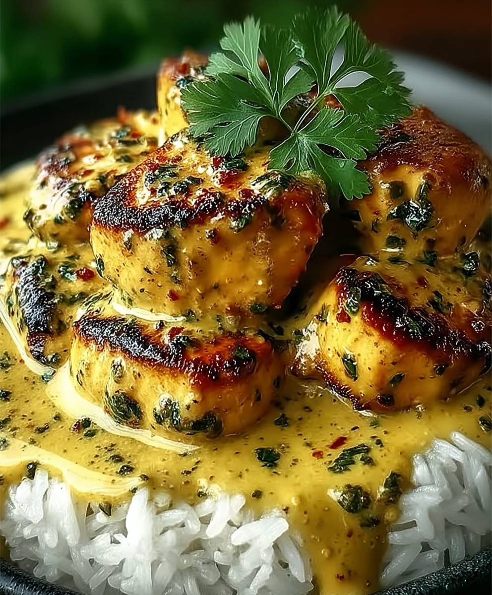 Honig Senf Hähnchen Reis