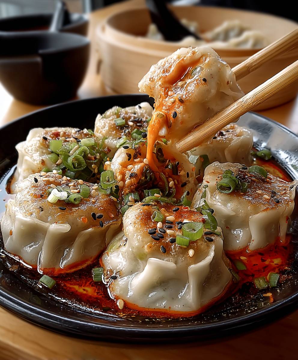 Pikante Ramen Knödel