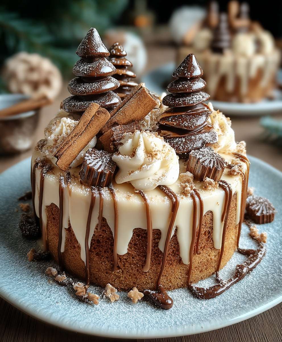 Zimtkuchen Schokoladenbäume backen