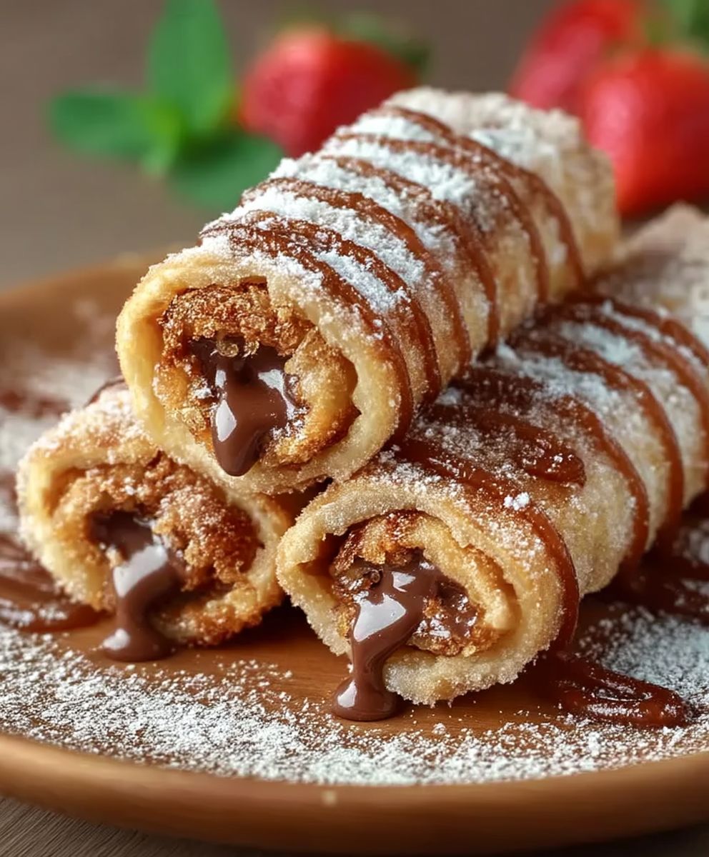 Nutella Zimt French Toast Rollen