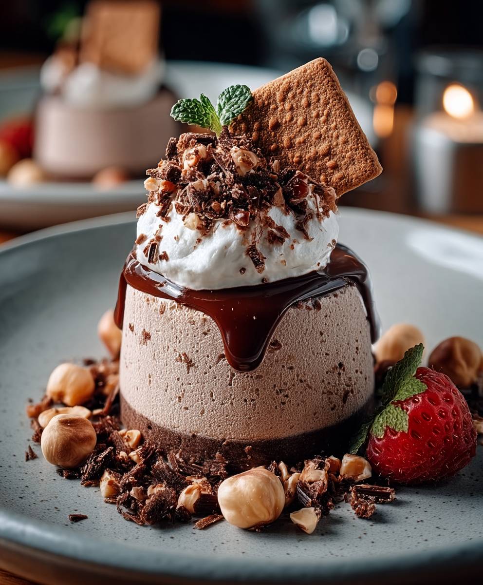 Haselnuss Lebkuchen Mousse