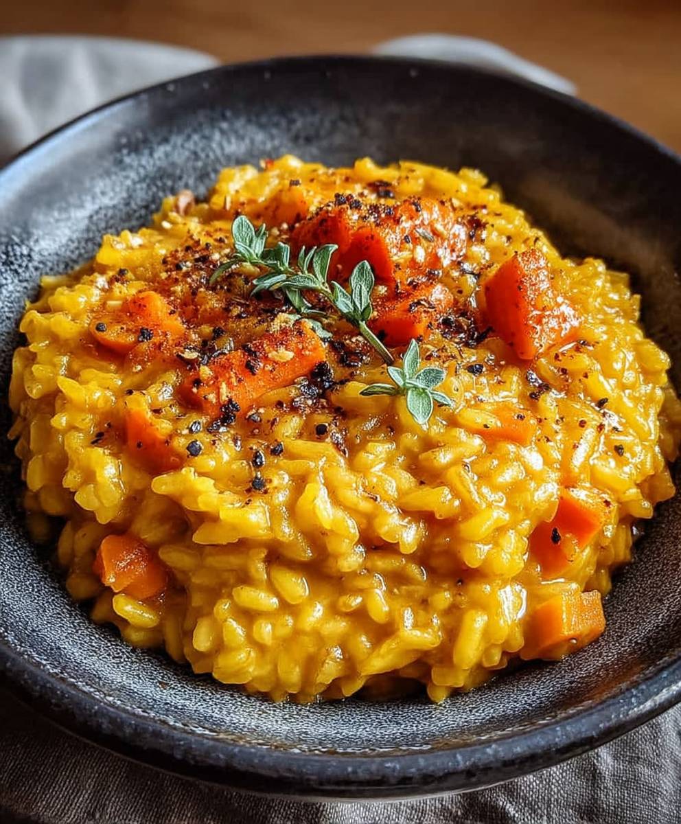 Karotten Safran Risotto Instant Pot