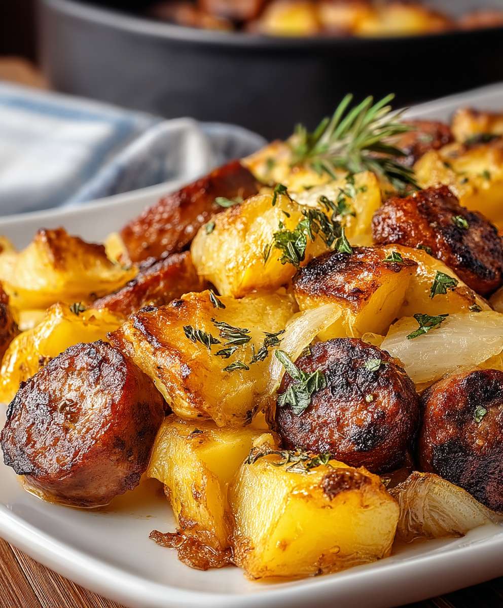 Würstchen Kartoffel Auflauf