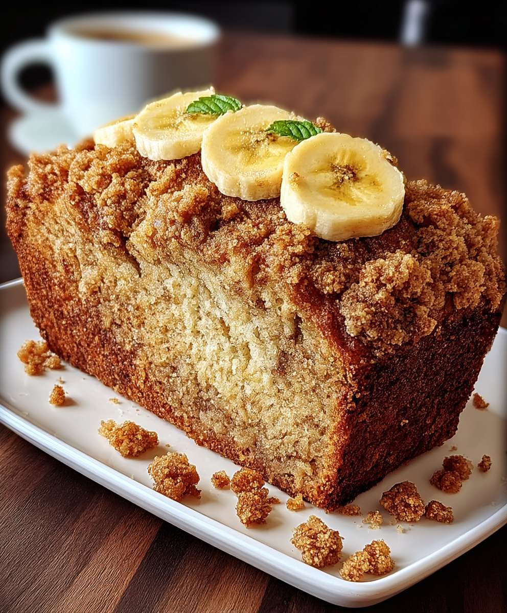 Bananen Krümel Brot backen