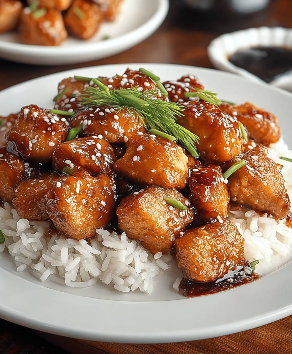 Bourbon Hähnchen zubereiten