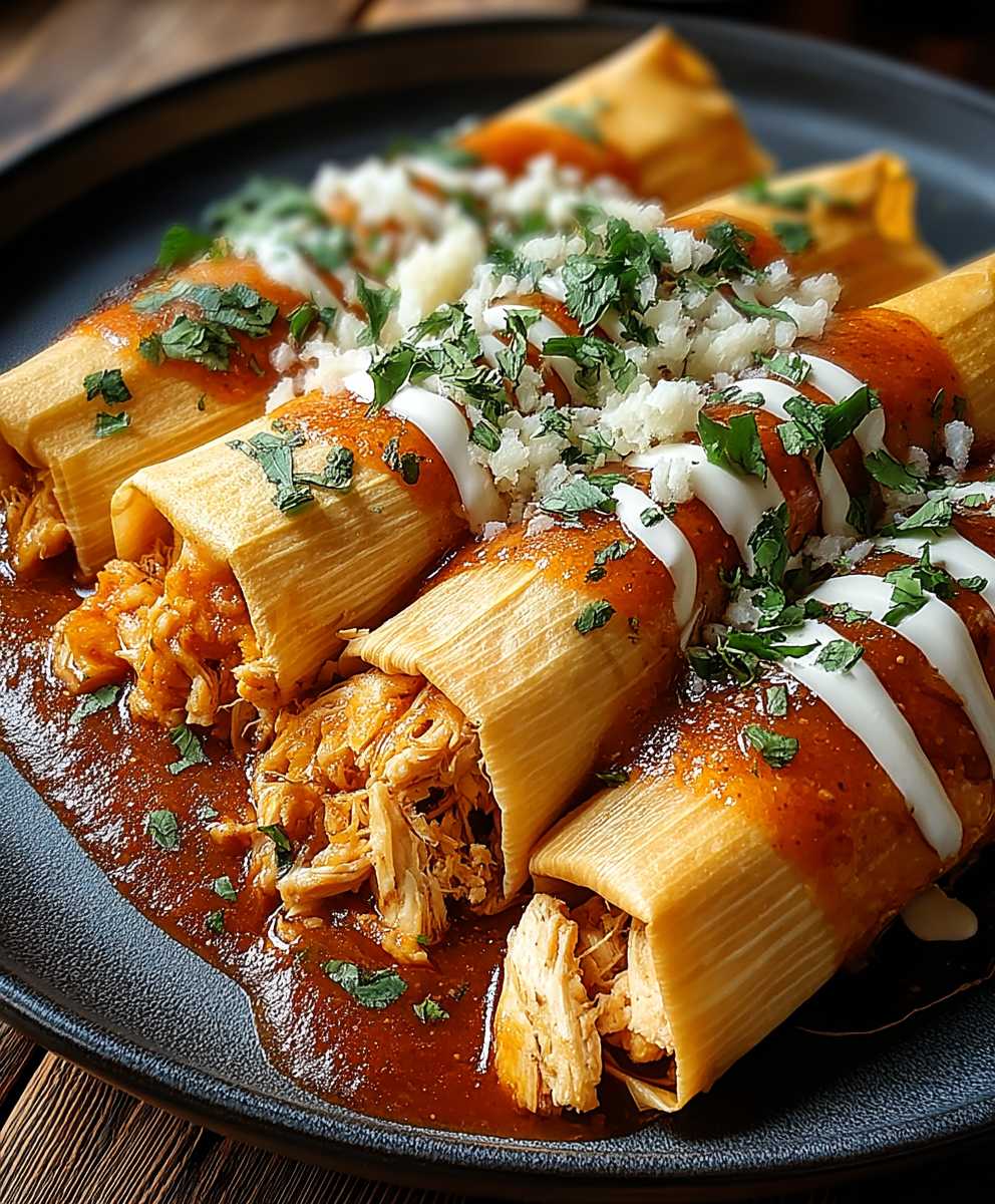 Chipotle Hähnchen Tamales