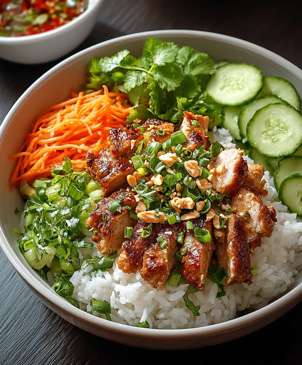 Thailändisches Erdnuss Hähnchen