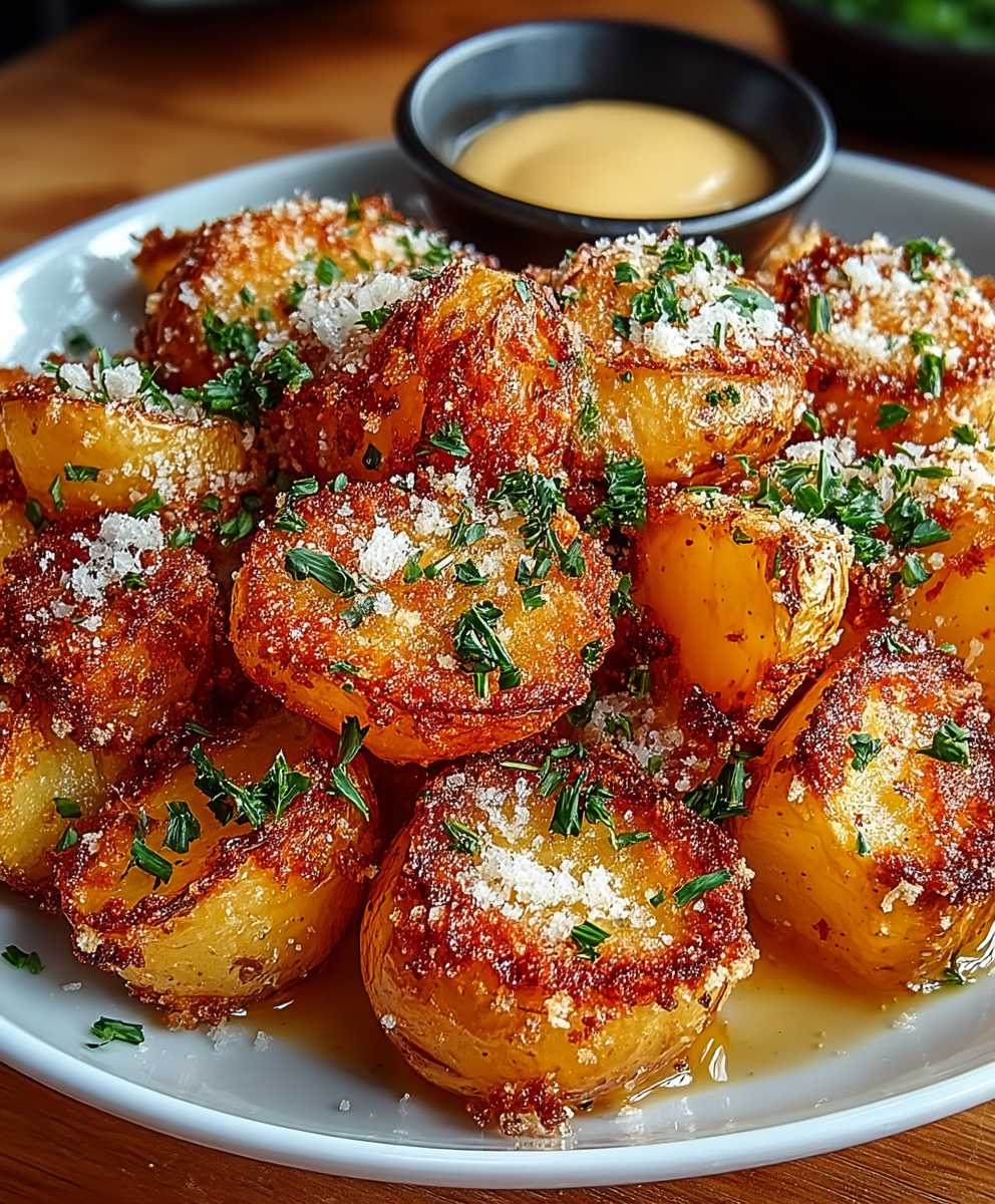 Parmesan Röstkartoffeln knusprig