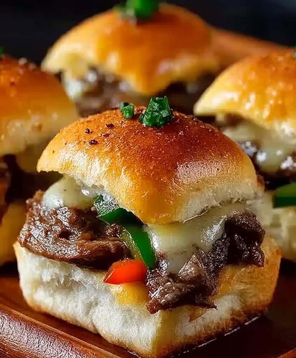 Philly Cheesesteak Slider