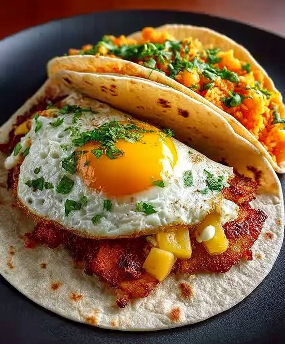 Kartoffel Ei Käse Taco
