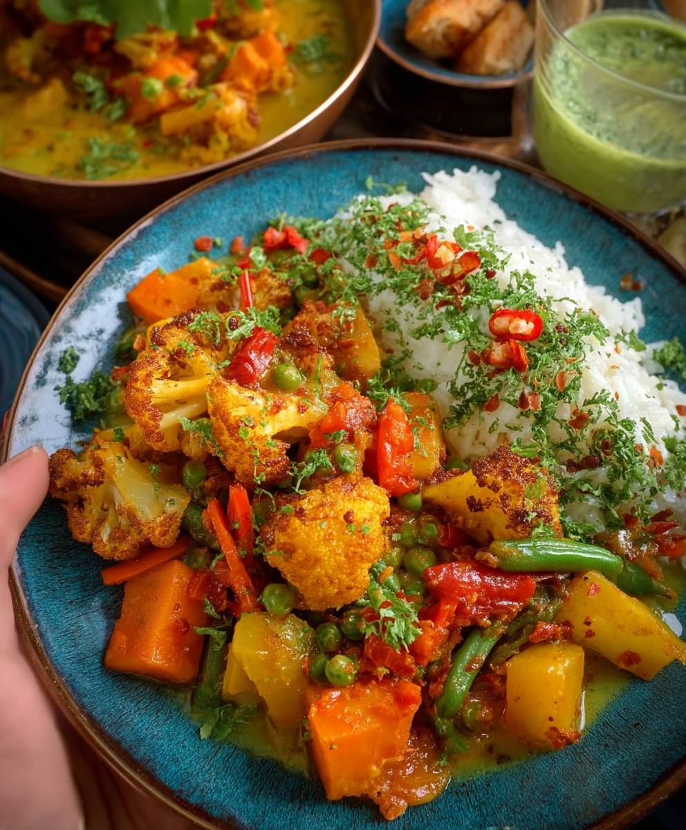 Gemüse Curry einfach zubereiten
