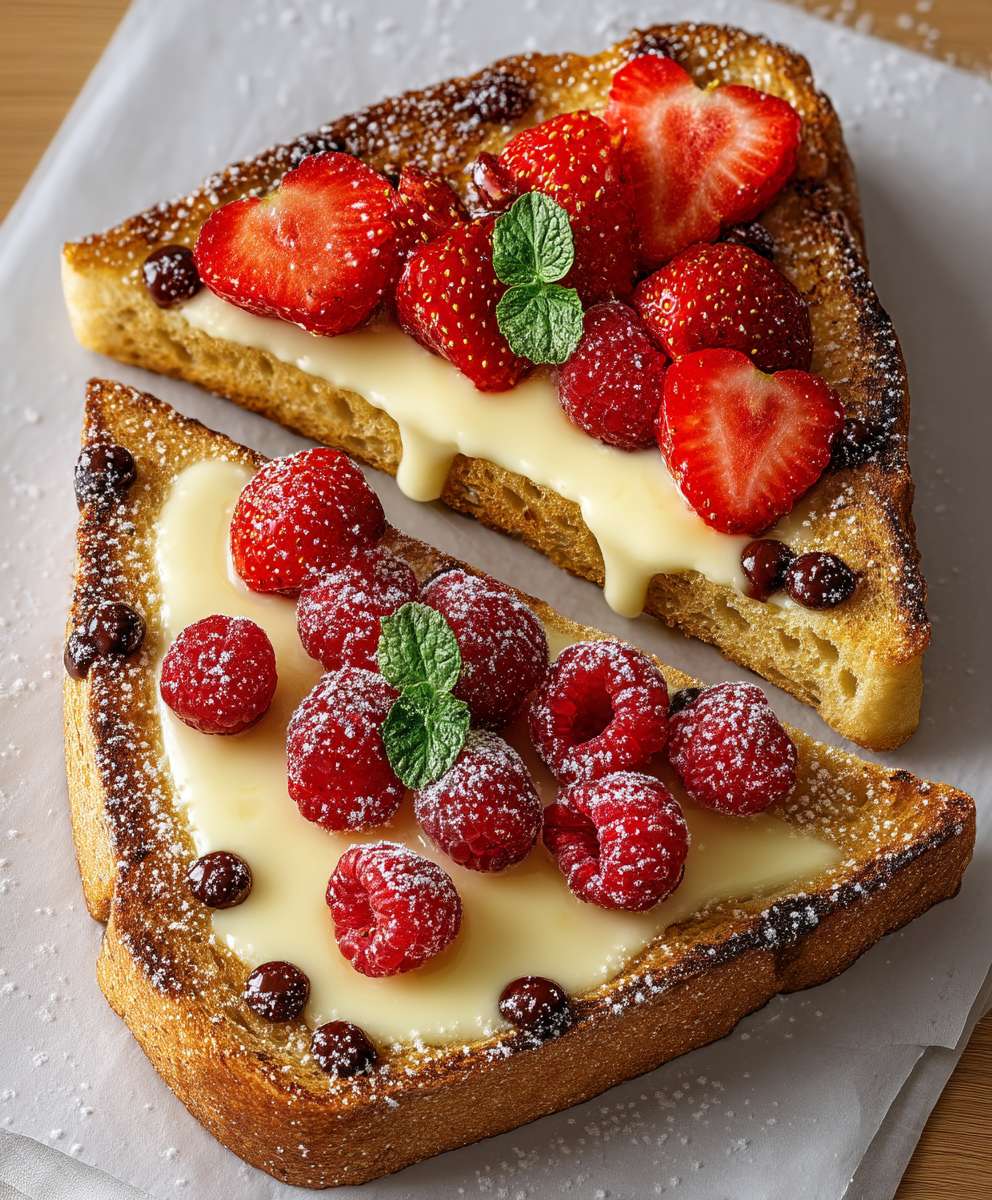 Vanillepudding Joghurt Toast