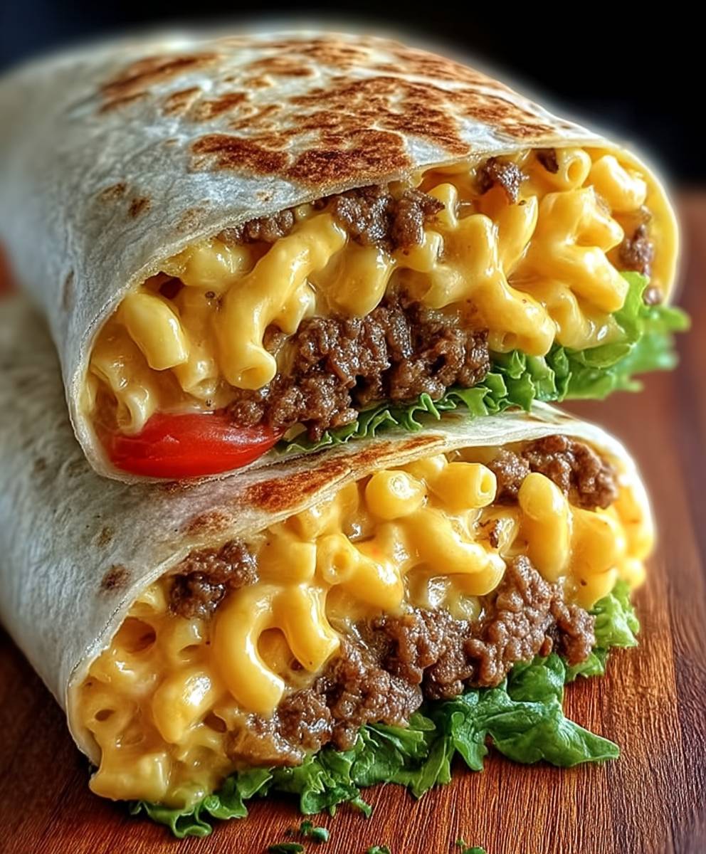 Beef Mac and Cheese Burger