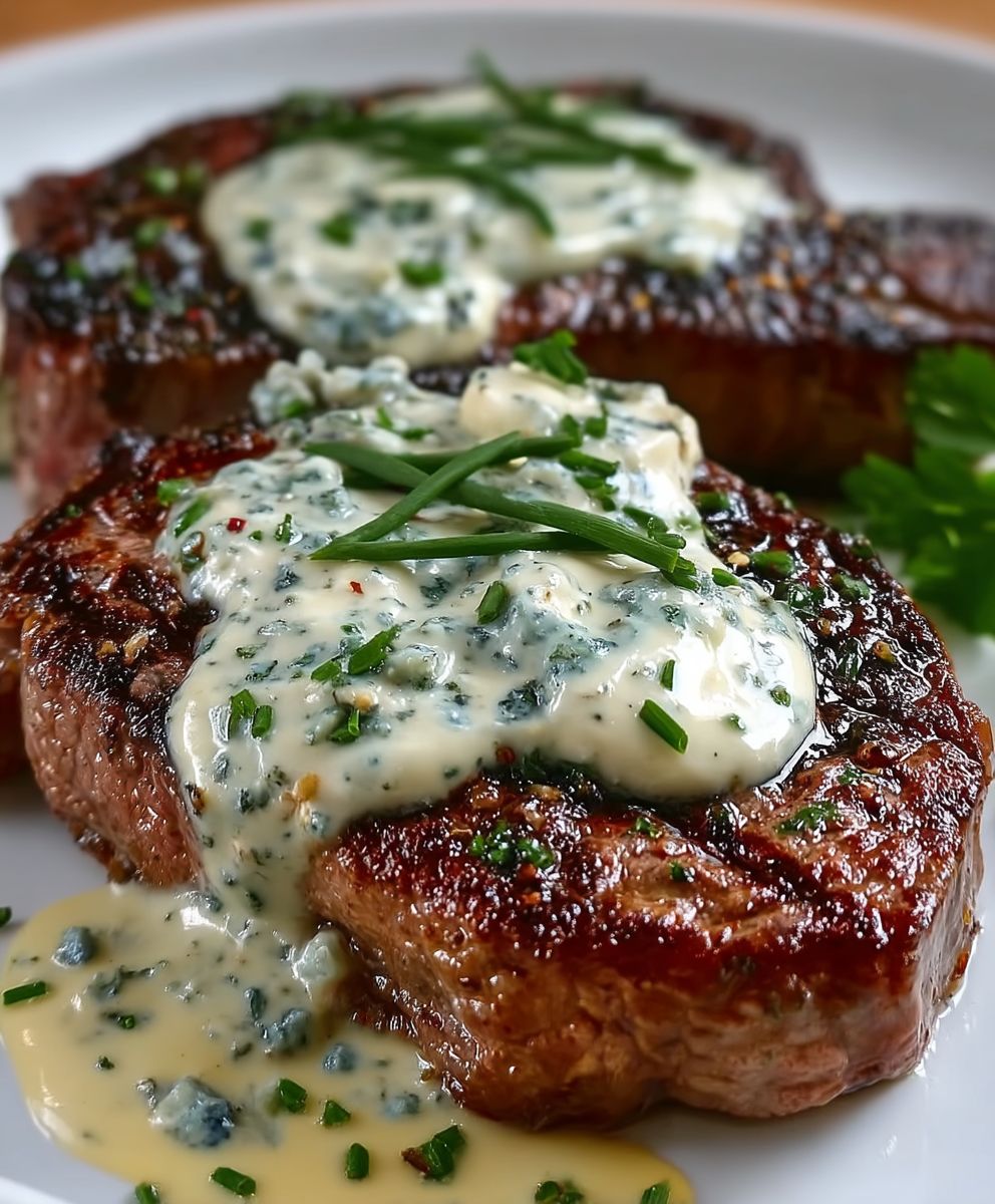 Ribeye Blauschimmelkäse Sauce