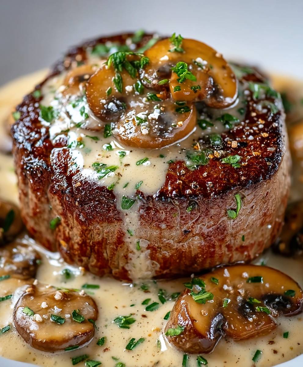 Steak Diane Pilzsauce einfach
