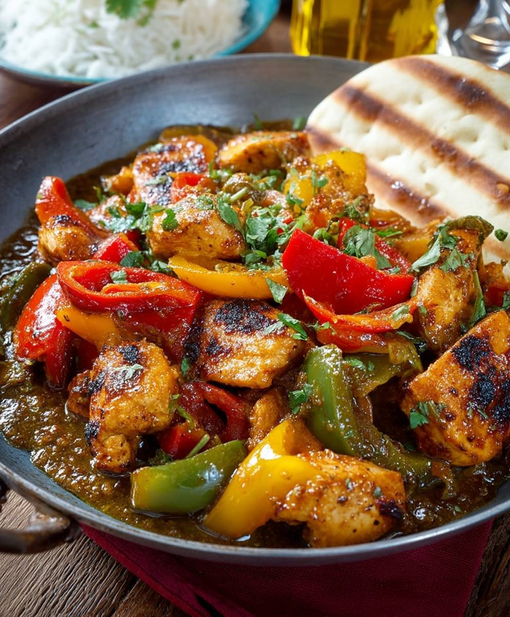 Chicken Jalfrezi Indisches Curry