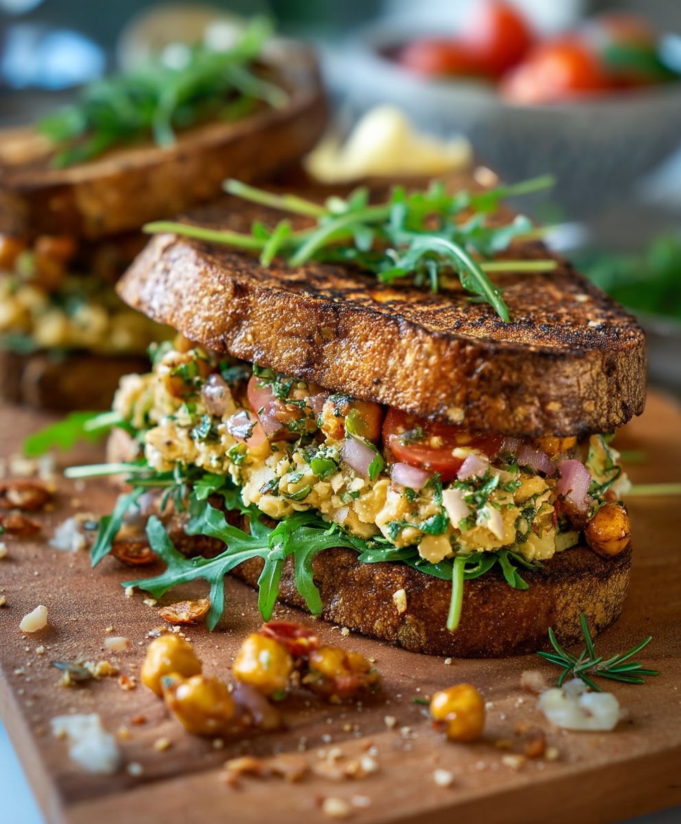 Kichererbsen Sandwich Ideen