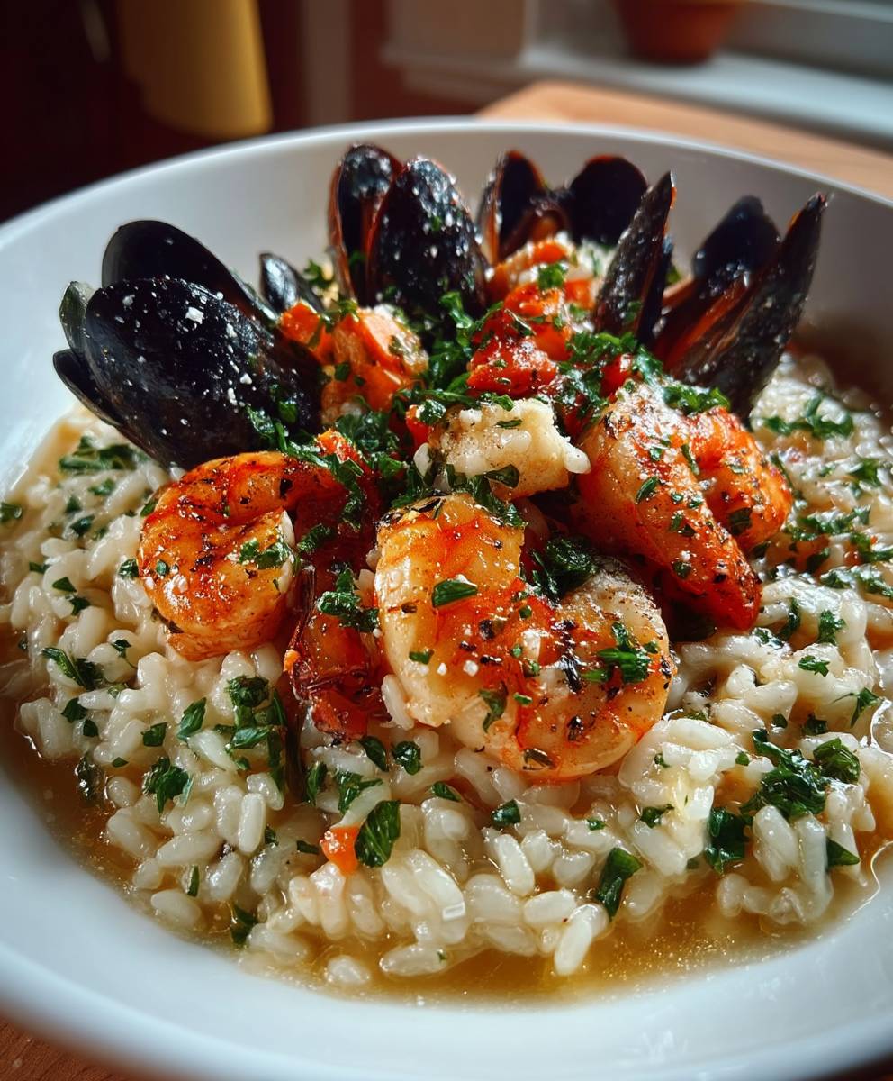 Meeresfrüchte Risotto schnell zubereiten