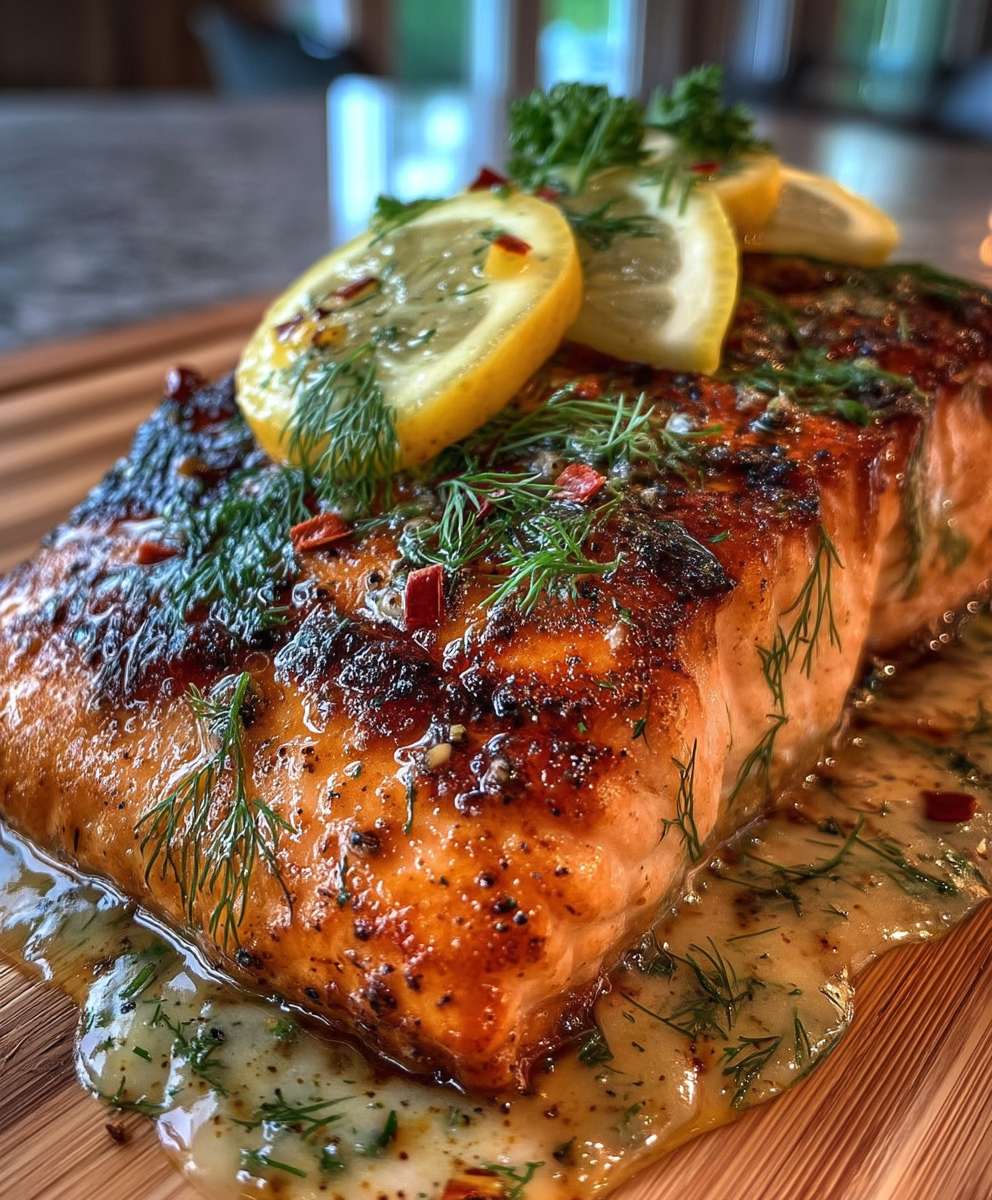 Zedernholz Lachs zubereiten