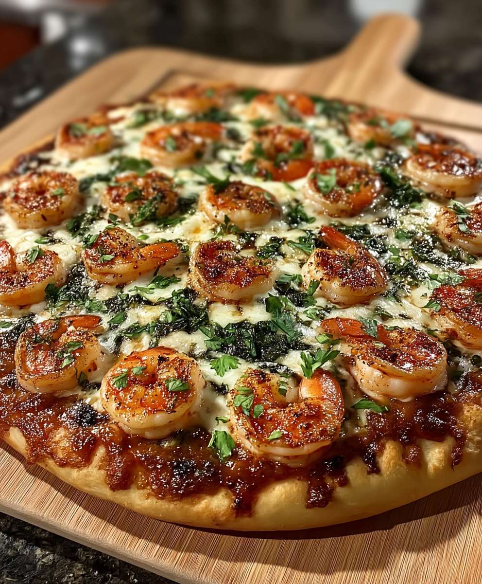Garnelenpizza selber machen