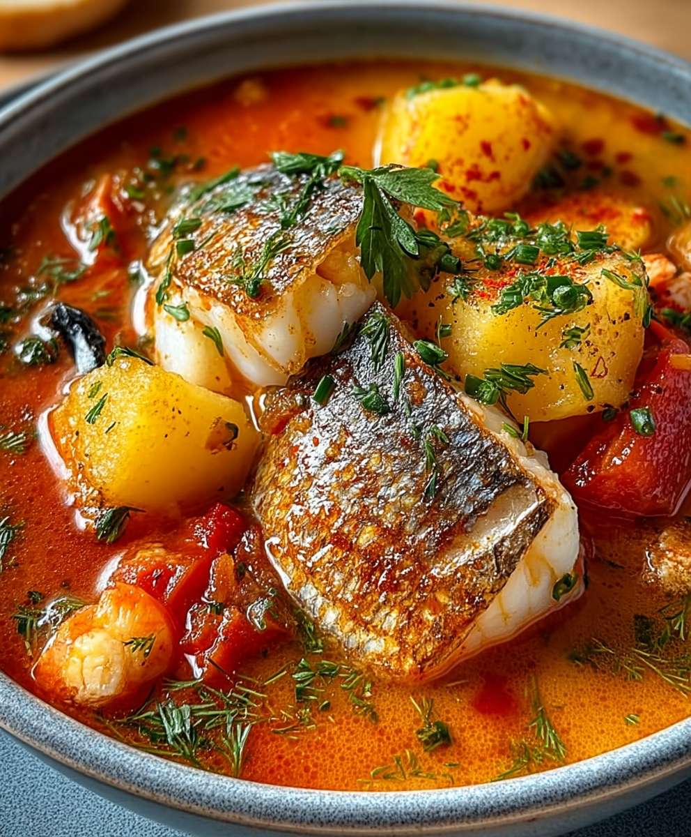 Bouillabaisse Fischsuppe traditionell