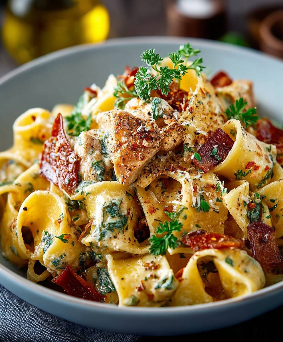 Hähnchen Florentiner Pasta