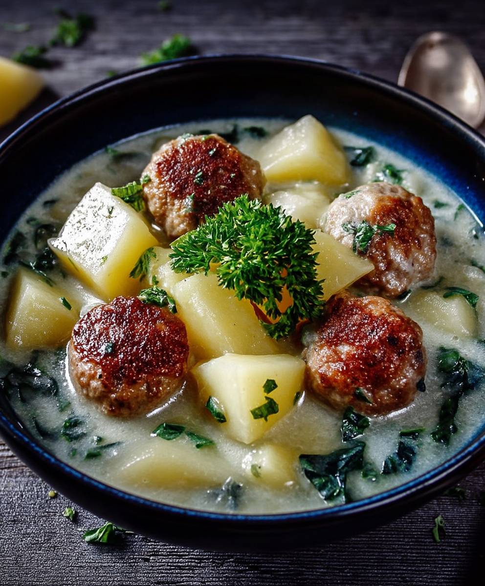 Kohlrabi Topf Bratwurstbällchen