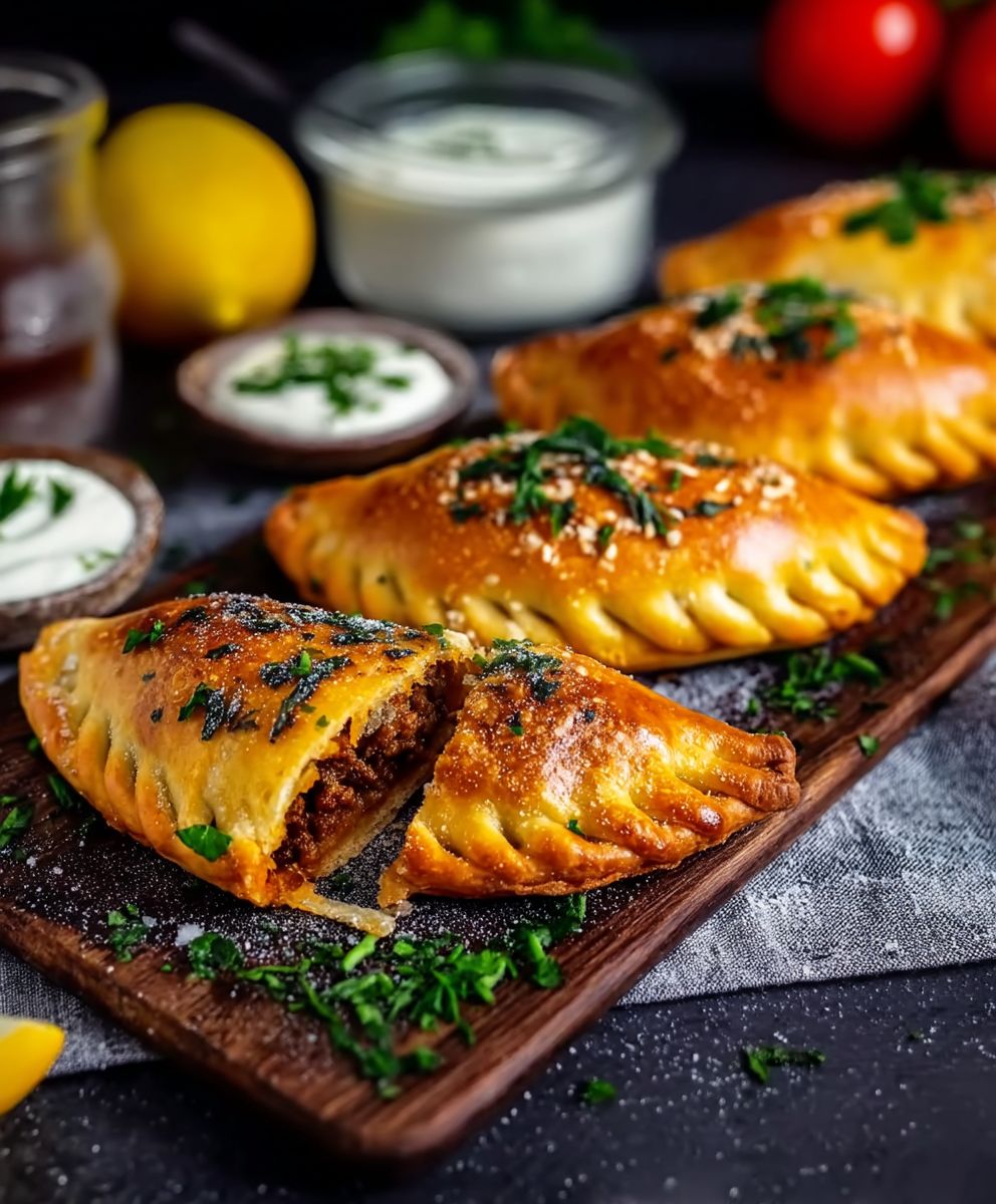 Empanadas mit Hackfleisch Füllung