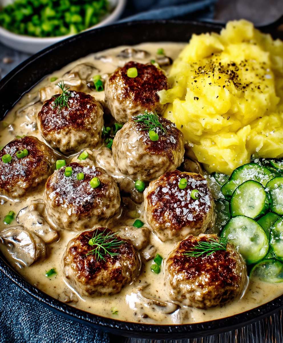 Schwedische Köttbullar selber machen