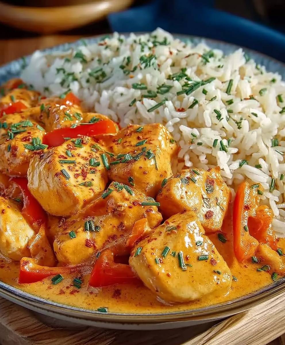 Paprika Sahne Hähnchen