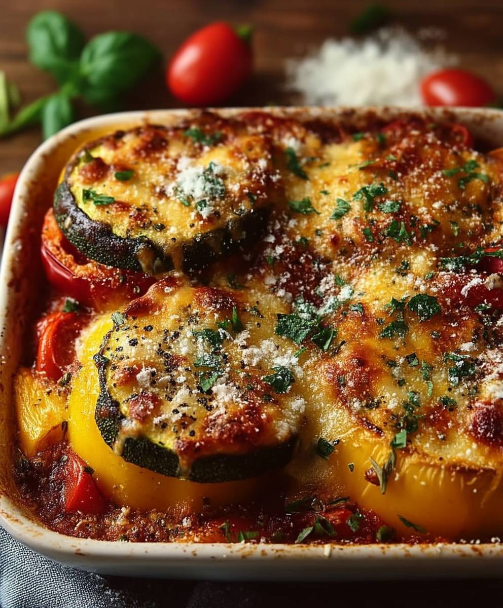 Gefüllte Paprika Heißluftfritteuse